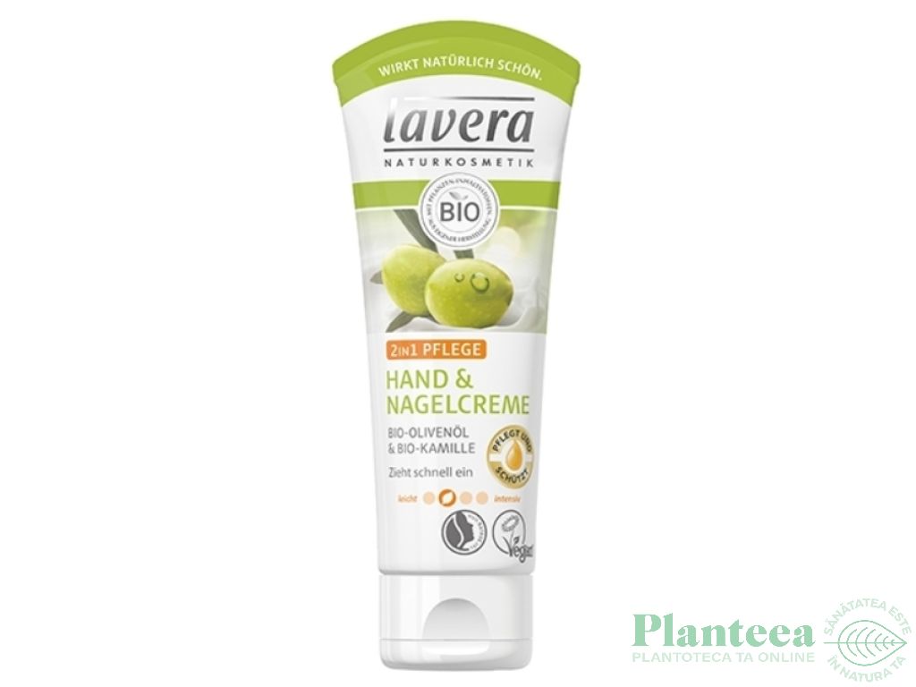 Crema maini unghii ulei masline musetel 75ml - LAVERA