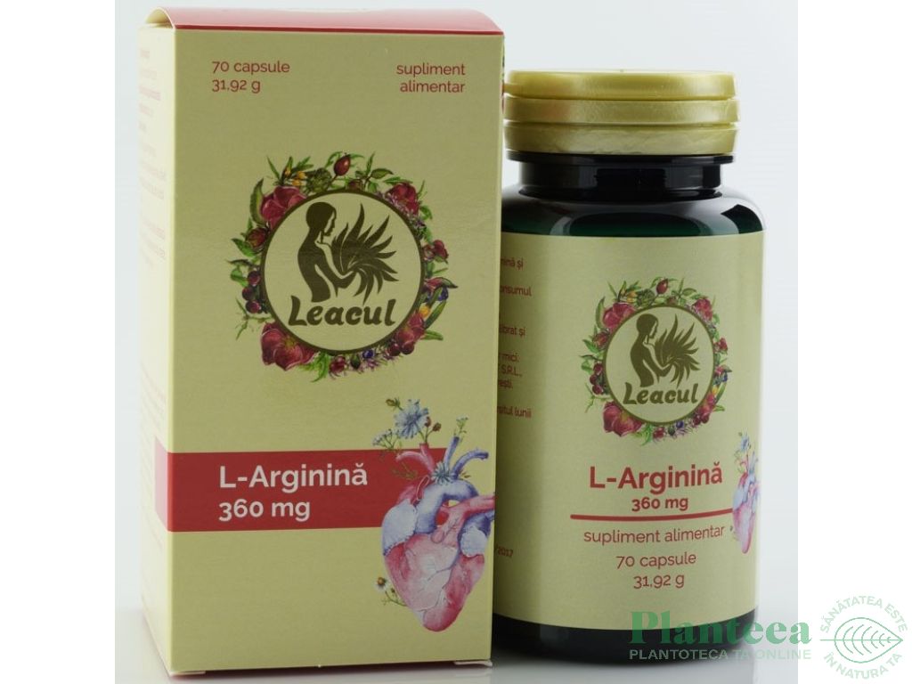 L arginina 360mg 70cps - LEACUL