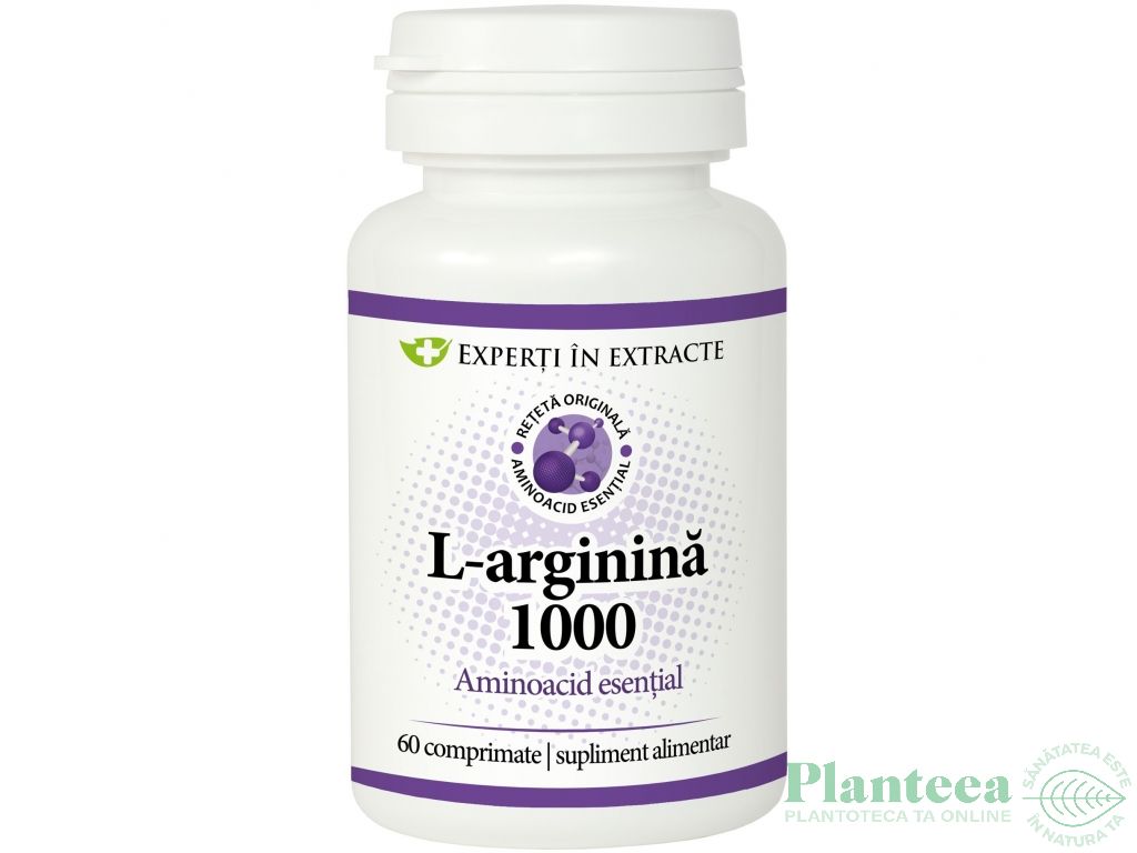 Larginina 1000mg 60cp - DACIA PLANT