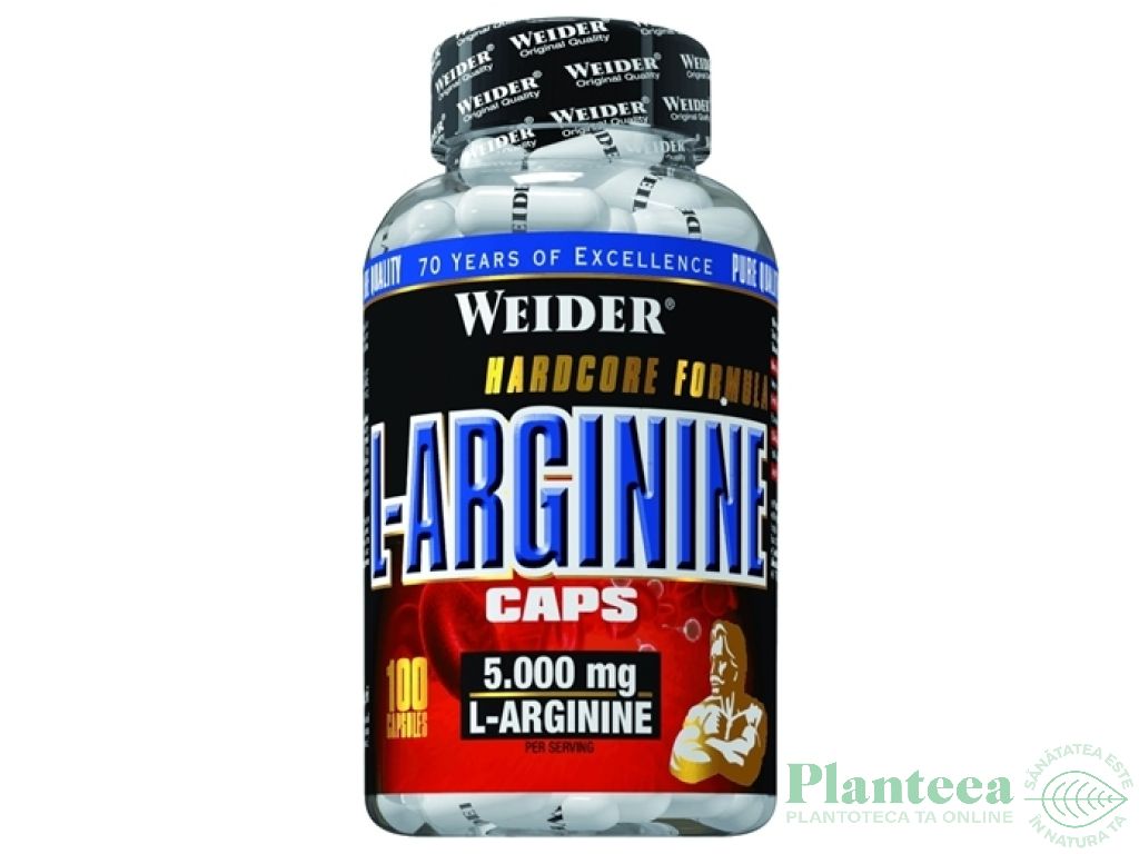 Larginina 5000mg 100cps - WEIDER