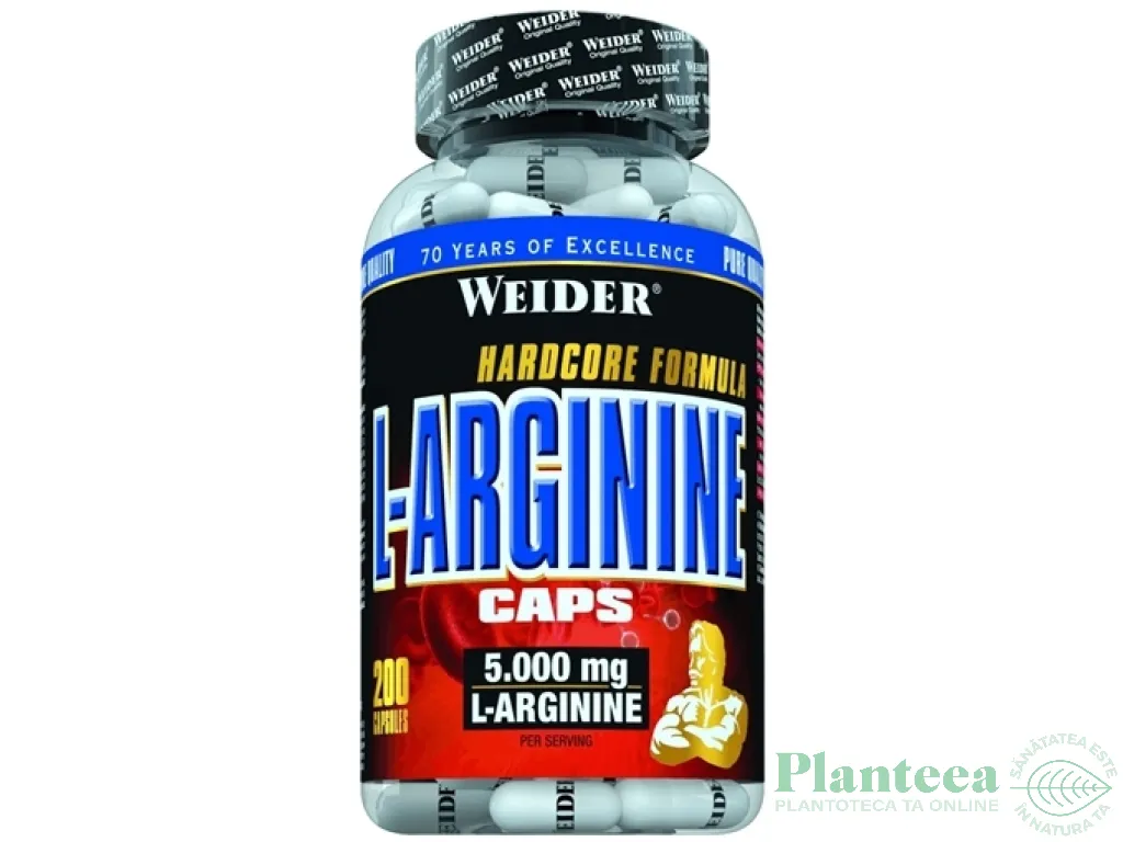 Larginina 5000mg 200cps - WEIDER