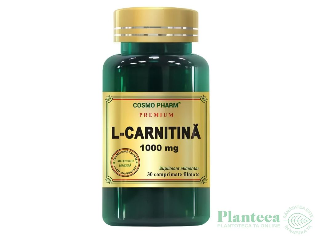 L carnitina 1000mg Premium 30cp - COSMO PHARM