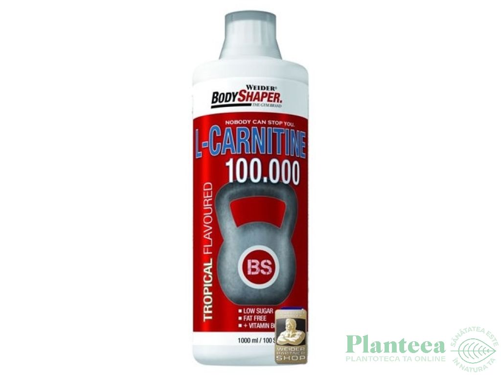 Concentrat lichid L carnitina 100.000 tropical 1L - BODY SHAPER