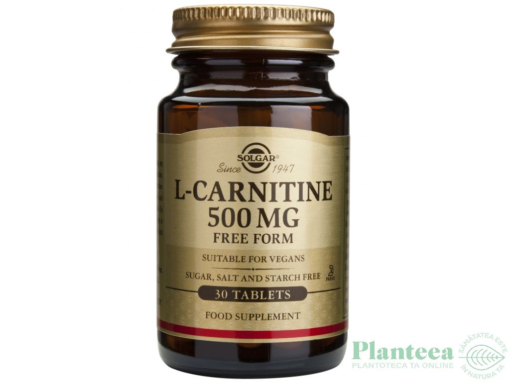 L carnitina 500mg 30cp - SOLGAR