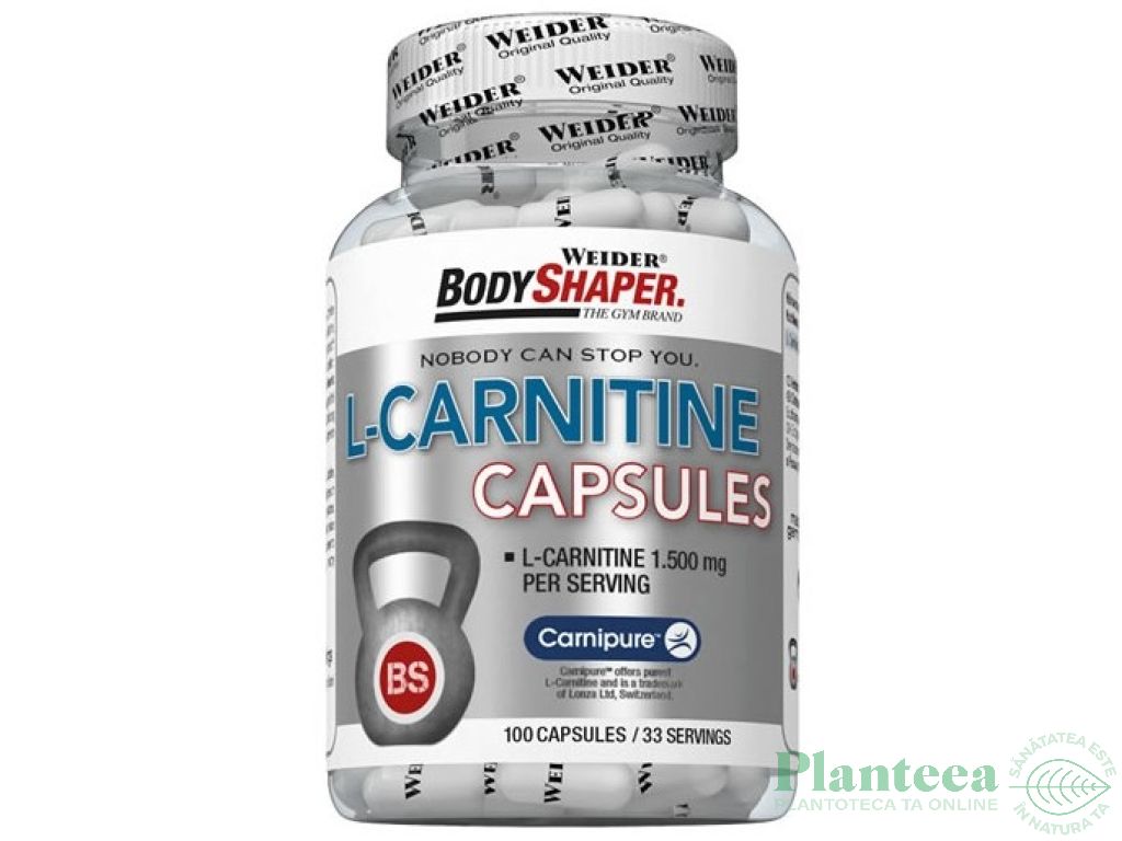 L carnitina 500mg 100cps - BODY SHAPER