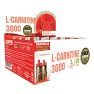 Shot L carnitina 3000mg pepene rosu 20x10ml - GOLD NUTRITION