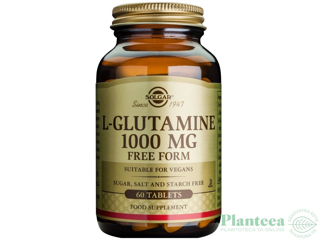 Lglutamine 1000mg 60cp - SOLGAR