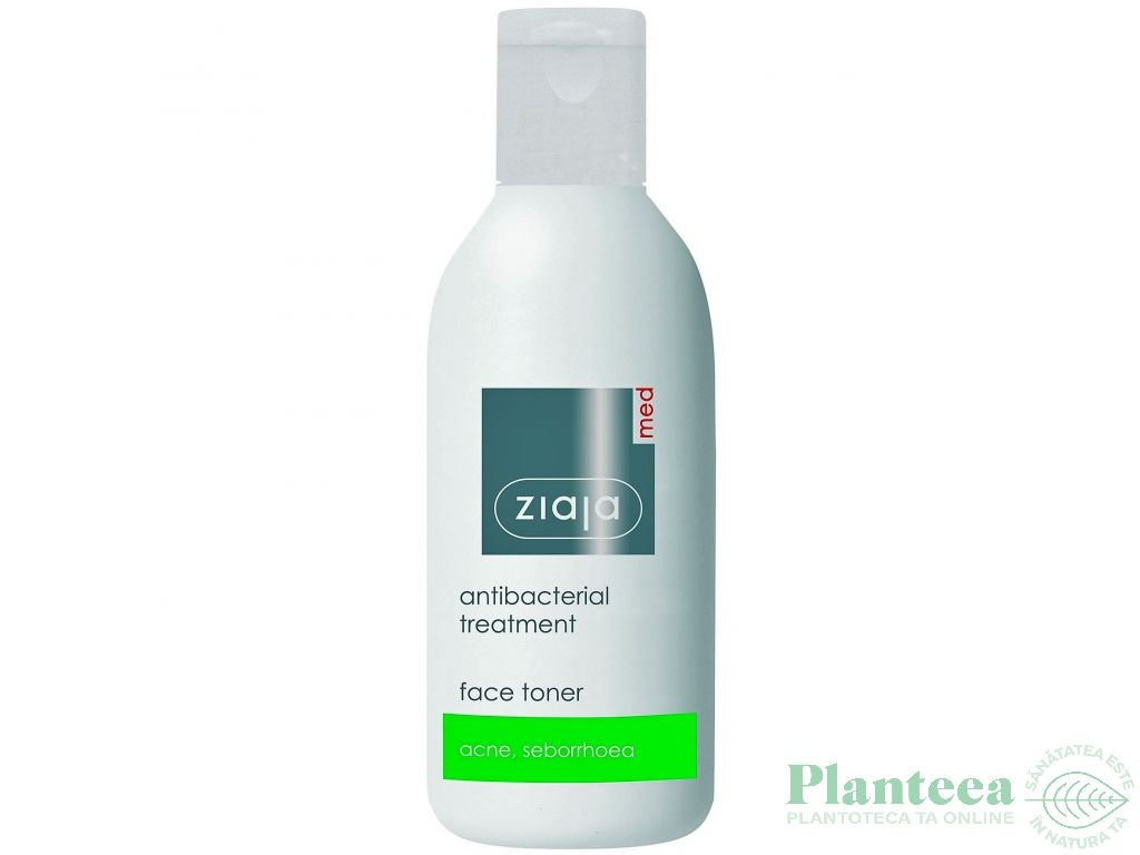 Lotiune tonica antibacteriana ten acneic seboreic Med 200ml - ZIAJA