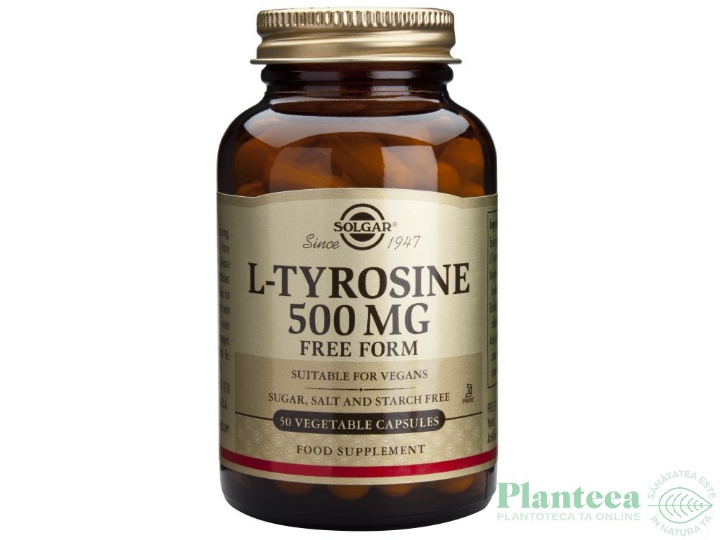 Ltyrosine 500mg 50cps - SOLGAR