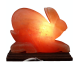 Veioza sare himalaya Iepure suport lemn 4kg - MONTE SALT CRYSTAL