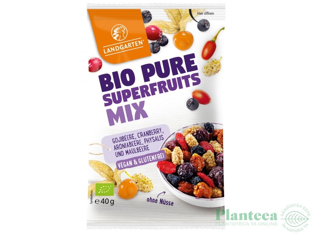 Mix superfructe uscate pure eco 40g - LANDGARTEN