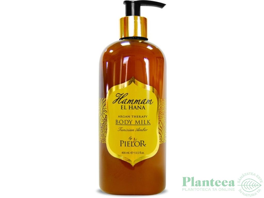 Lapte corp ulei argan Tunisian Amber 400ml - HAMMAM EL HANA