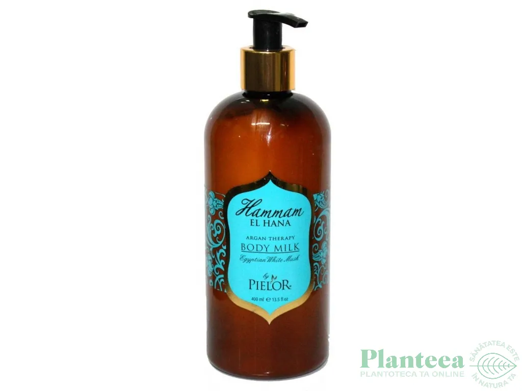 Lapte corp ulei argan Egyptian White Musk 400ml - HAMMAM EL HANA