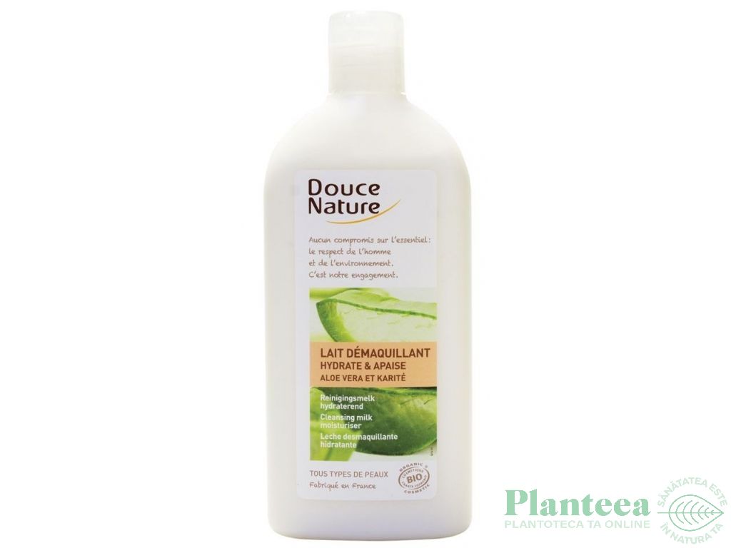 Lapte demachiant hidratant aloe vera 300ml - DOUCE NATURE