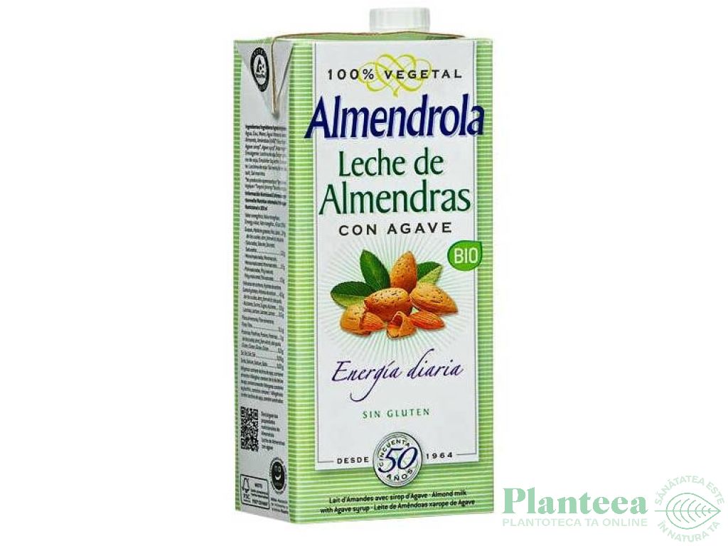 Lapte migdale simplu agave eco 1L - ALMENDROLA