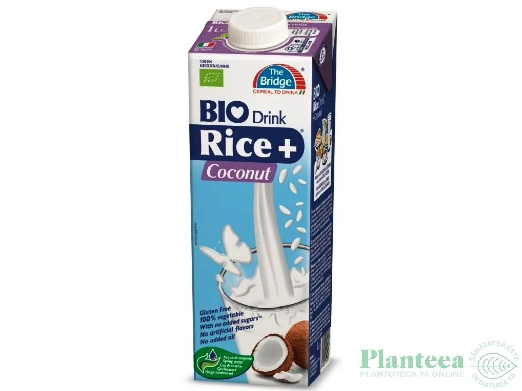 Lapte orez cocos eco 1L - THE BRIDGE