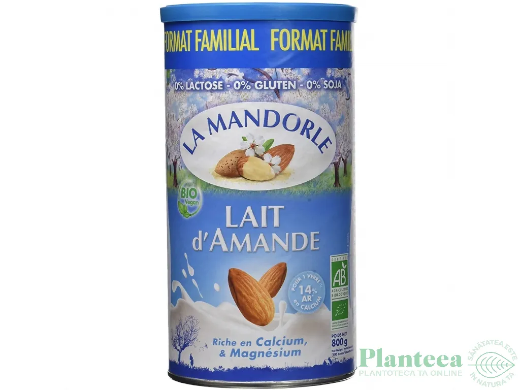 Bautura instant migdale format familial eco 800g - LA MANDORLE