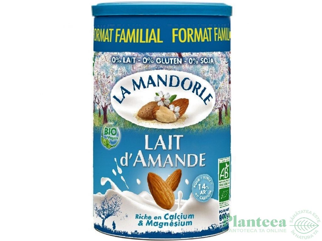 Bautura instant migdale format familial eco 800g - LA MANDORLE