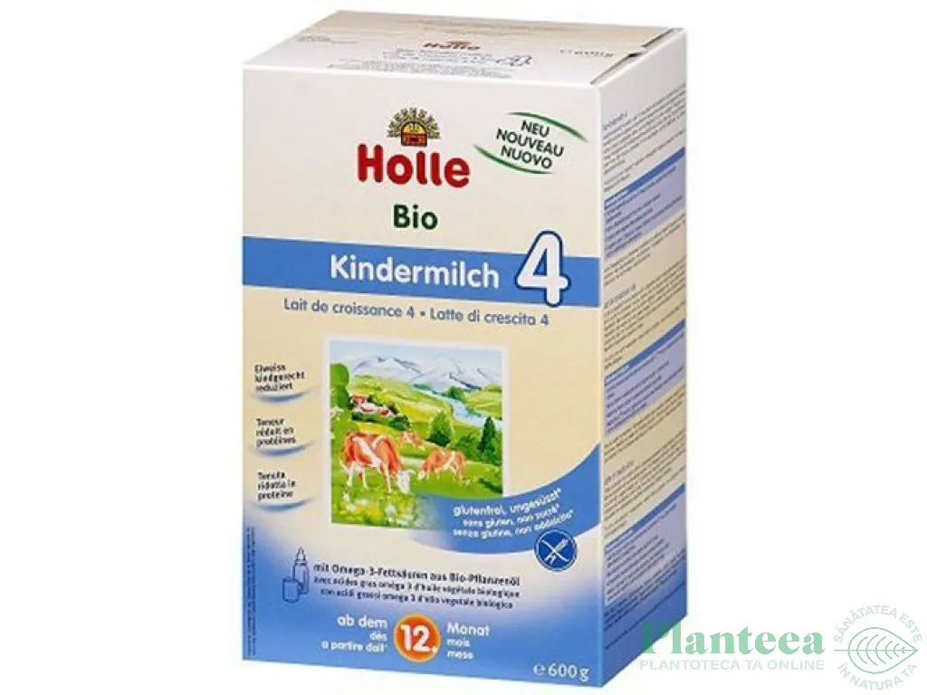 Lapte formula4 vaca +12luni eco 600g - HOLLE
