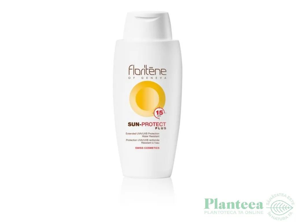 Lapte fata corp protectie solara spf15 250ml - FLORITENE