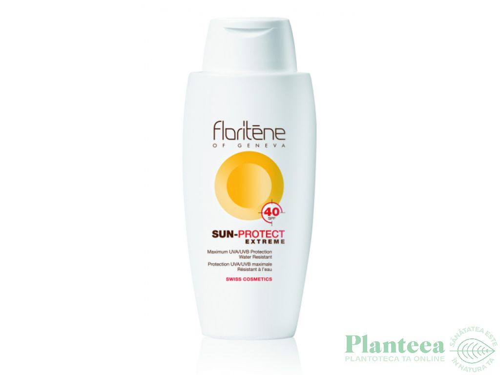 Lapte fata corp protectie solara spf40 250ml - FLORITENE