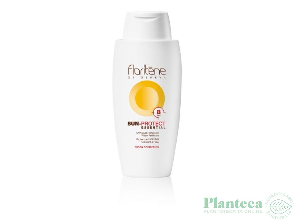 Lapte fata corp protectie solara spf8 250ml - FLORITENE