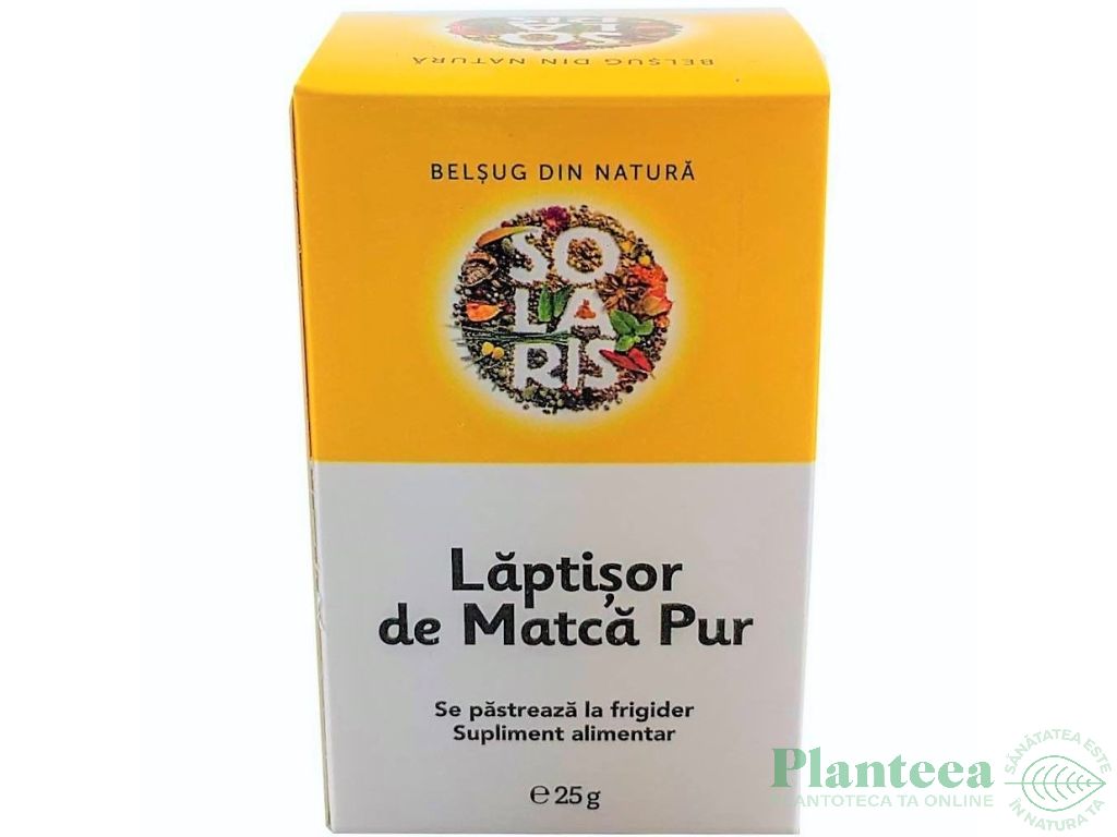 Laptisor matca pur crud 25g - SOLARIS