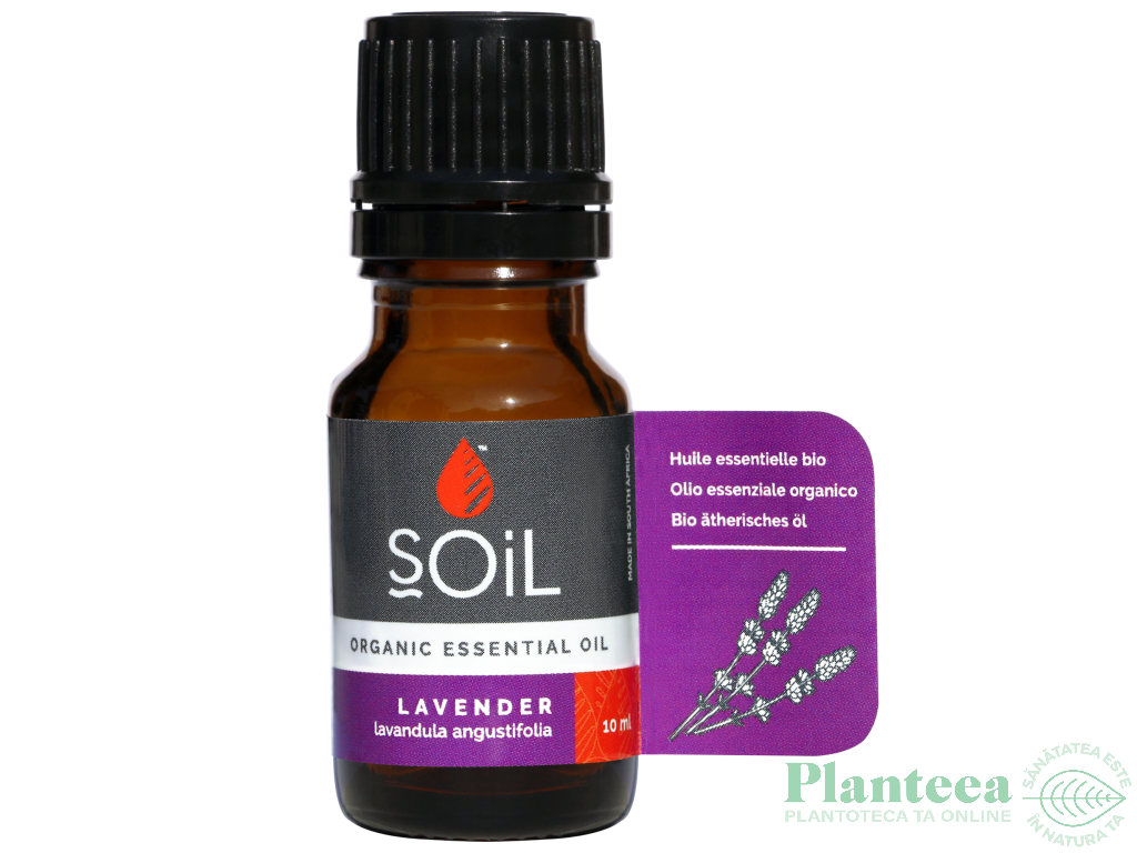 Ulei esential lavanda organic 10ml - SOiL