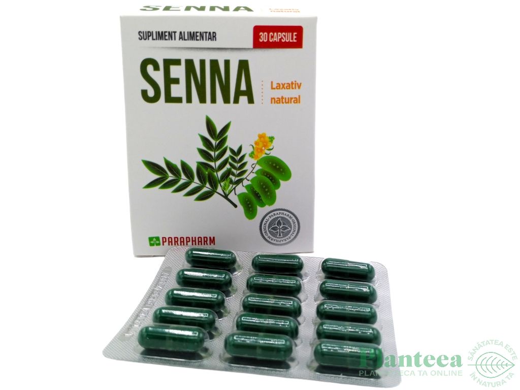 Senna 500mg 30cps - PARAPHARM
