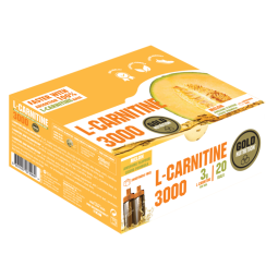 Shot L carnitina 3000mg pepene galben 20x10ml - GOLD NUTRITION