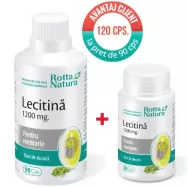 Pachet Lecitina 1200mg 90+30cps - ROTTA NATURA