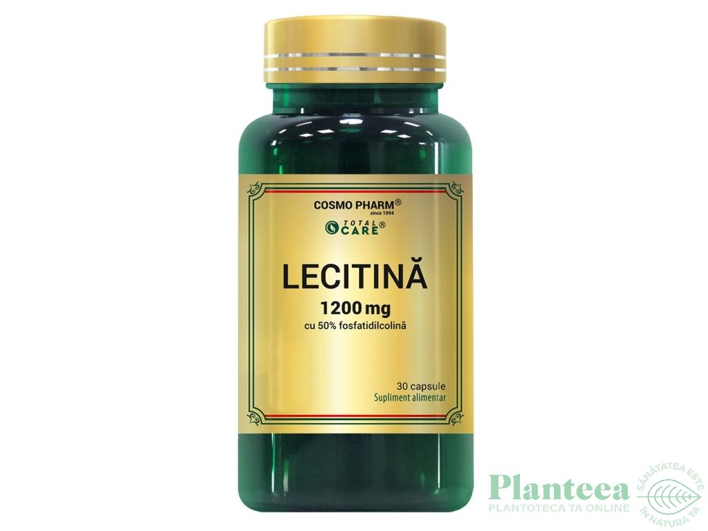 Lecitina 1200mg Premium 30cps - COSMO PHARM