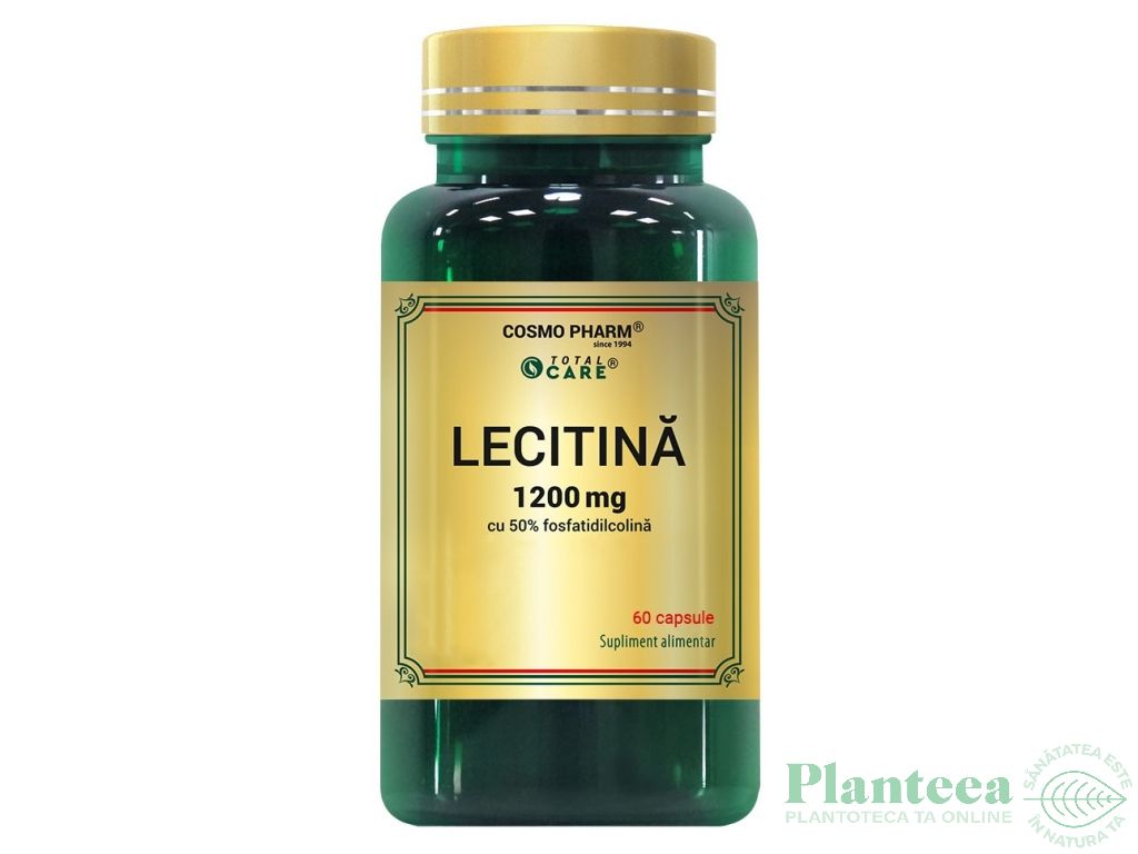 Lecitina 1200mg Premium 60cps - COSMO PHARM