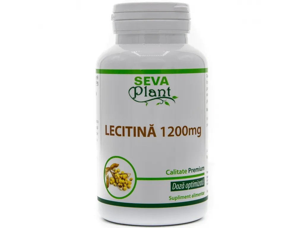 Lecitina 1200mg 60cps - SEVA PLANT