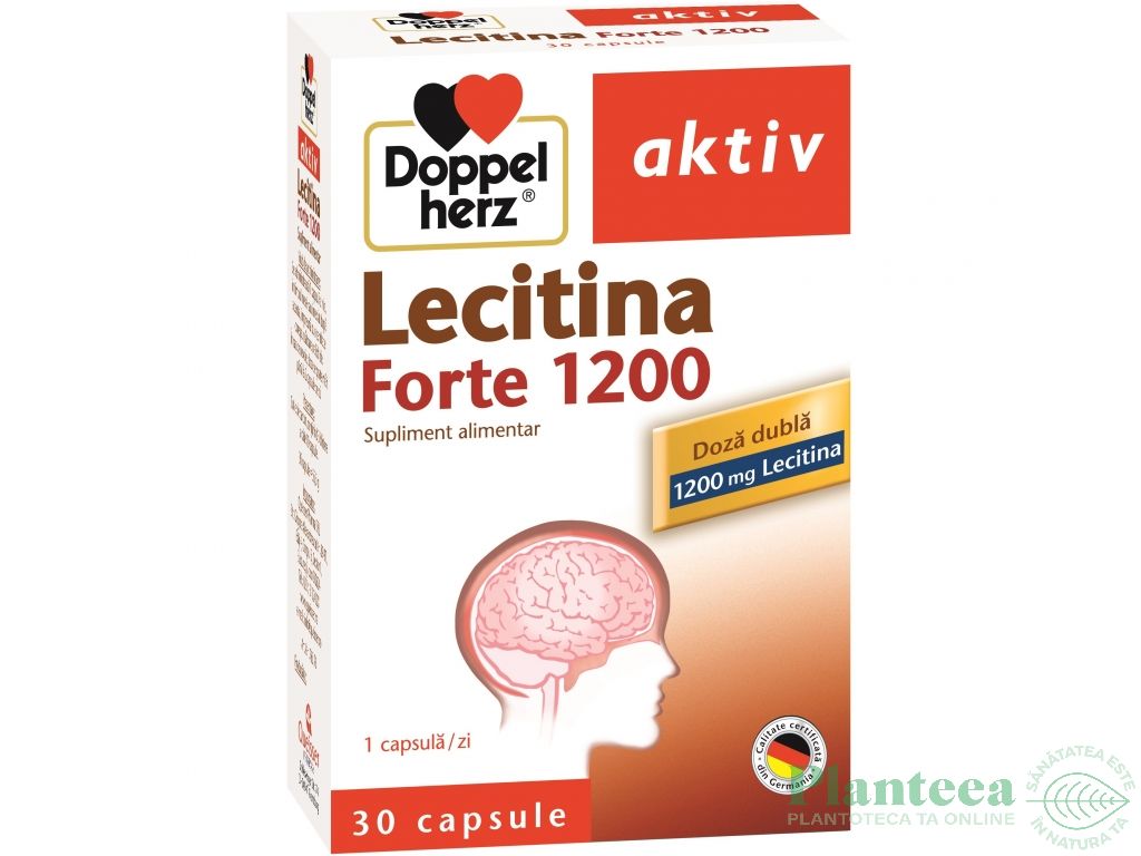 Lecitina forte 1200mg 30cps - DOPPEL HERZ