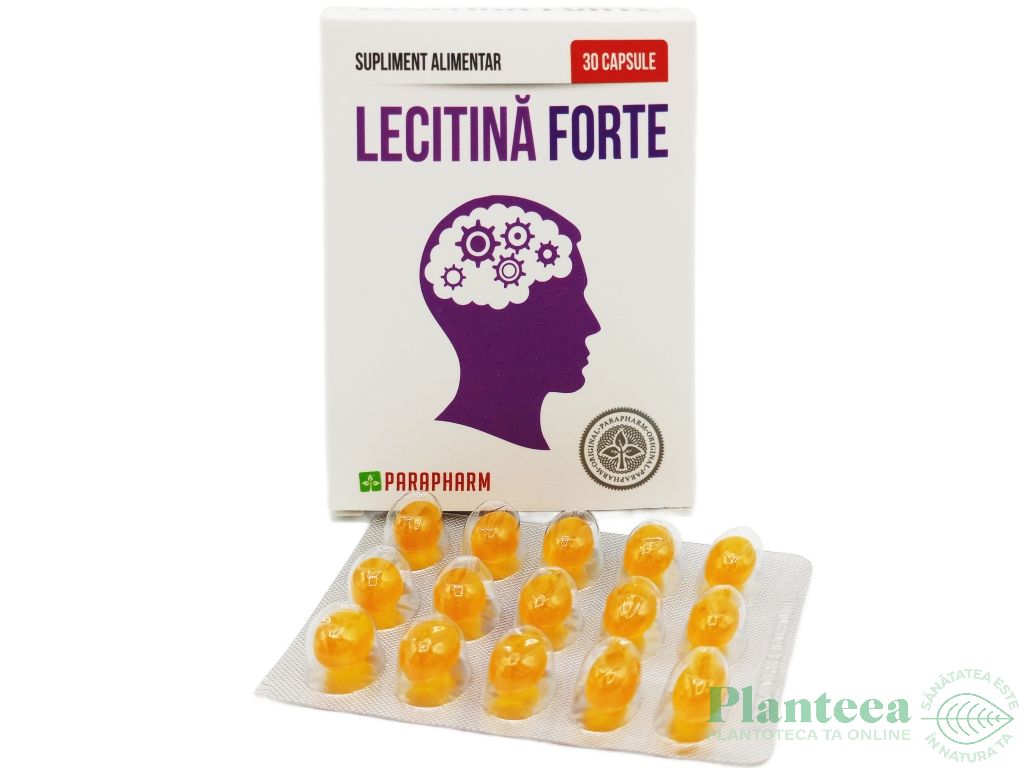 Lecitina forte 30cps - PARAPHARM