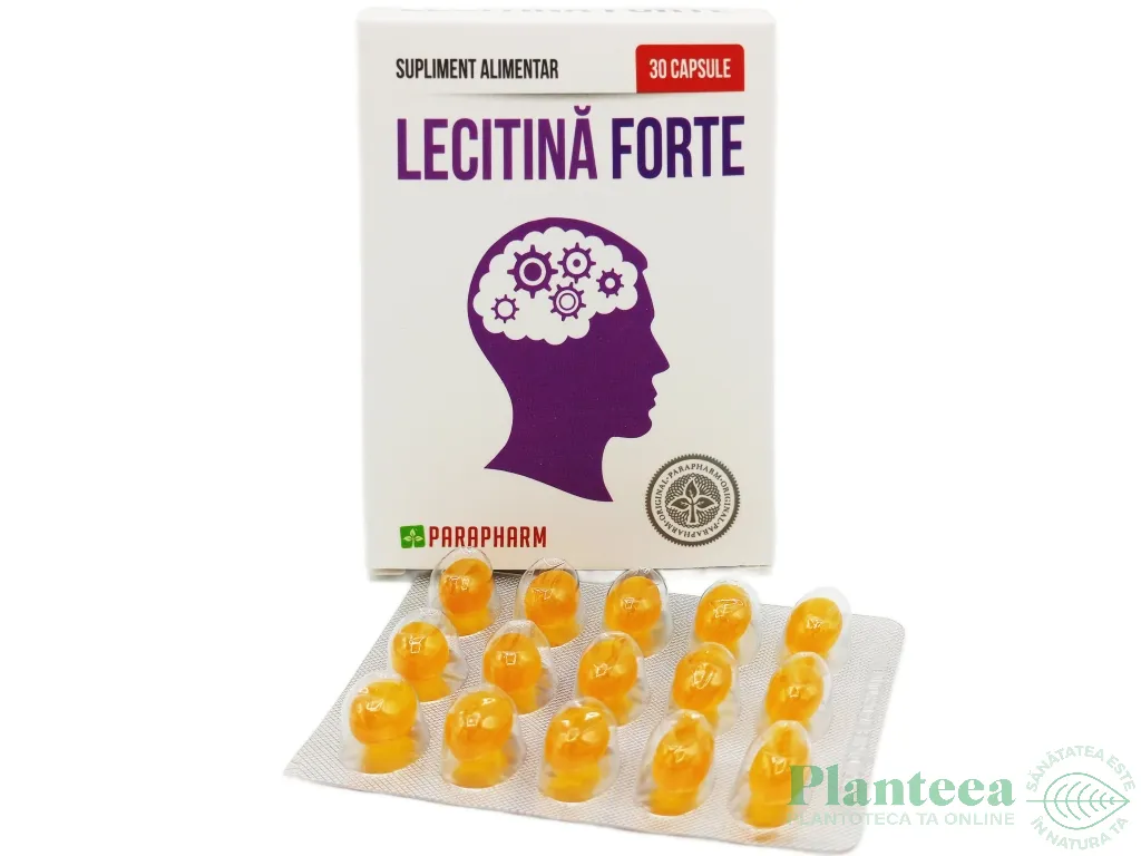 Lecitina forte 30cps - PARAPHARM