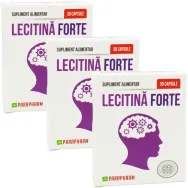 Set Lecitina forte 3x30cps - PARAPHARM