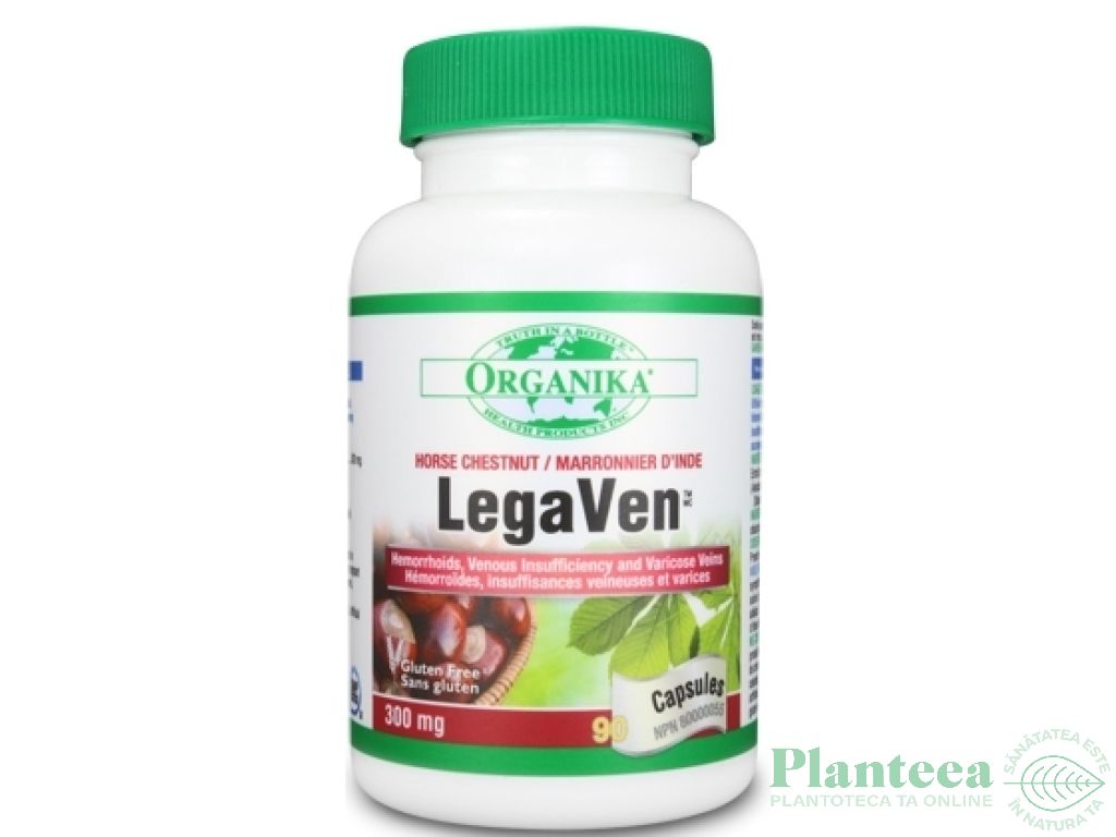 LegaVen [castan salbatic] 300mg 90cps - ORGANIKA HEALTH