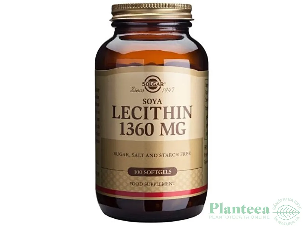 Lecithin 1360mg 100cps - SOLGAR