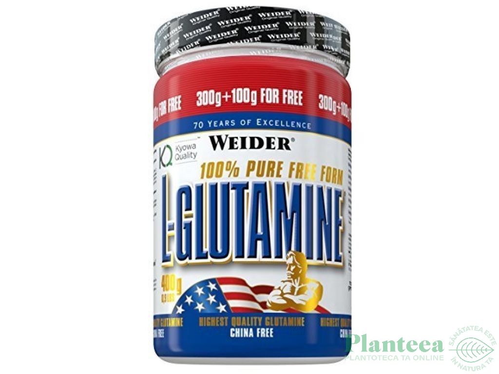 Lglutamina pulbere 400g - WEIDER