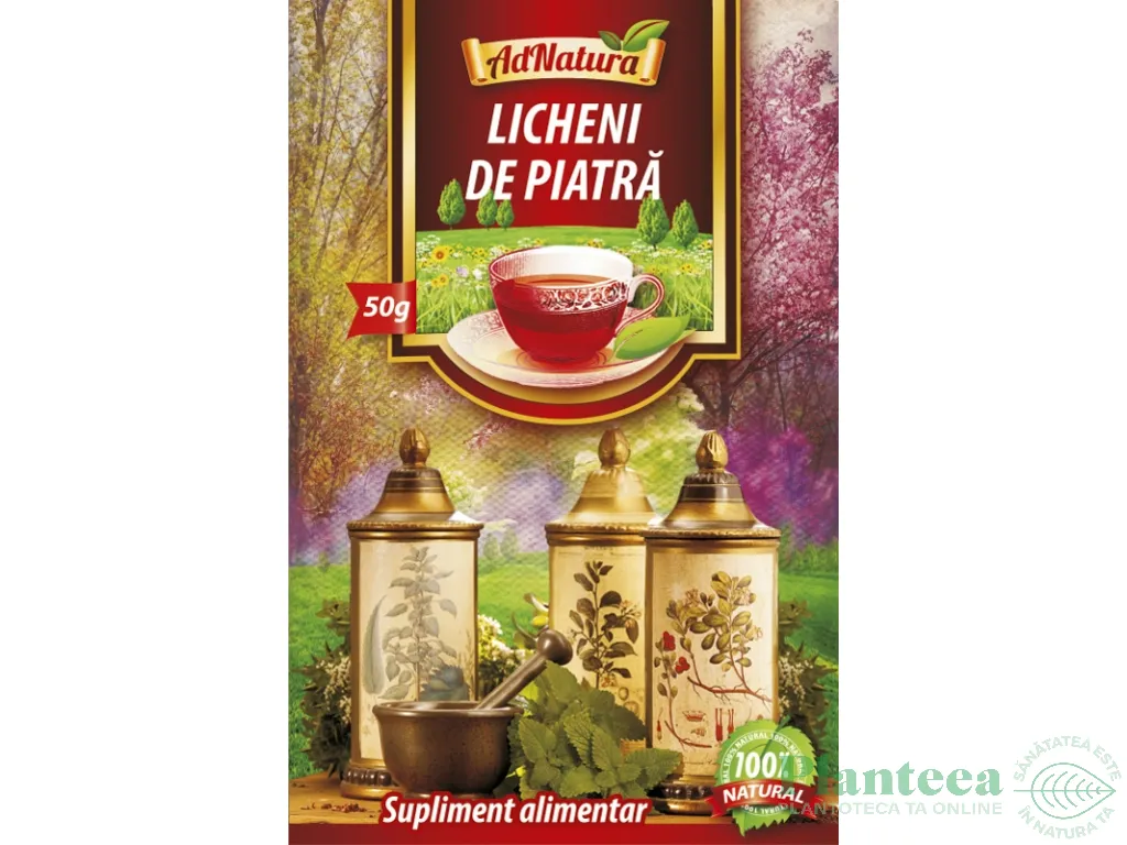 Ceai licheni piatra 50g - ADNATURA