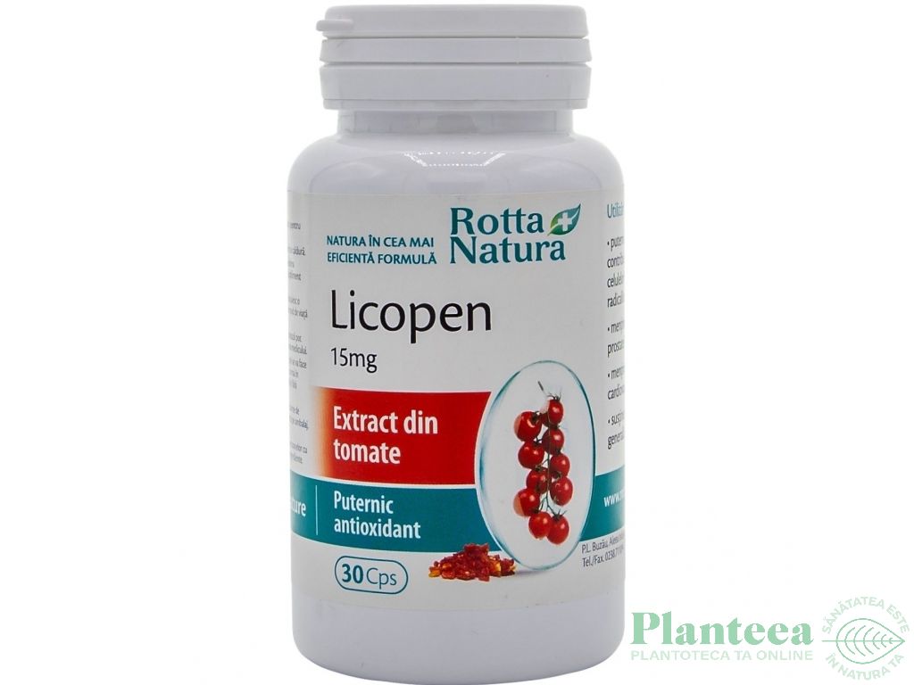 Licopen 15mg 30cps - ROTTA NATURA