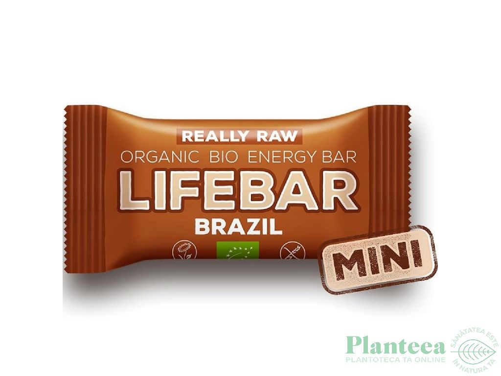 Baton energizant nuci braziliene raw bio 25g - LIFEBAR