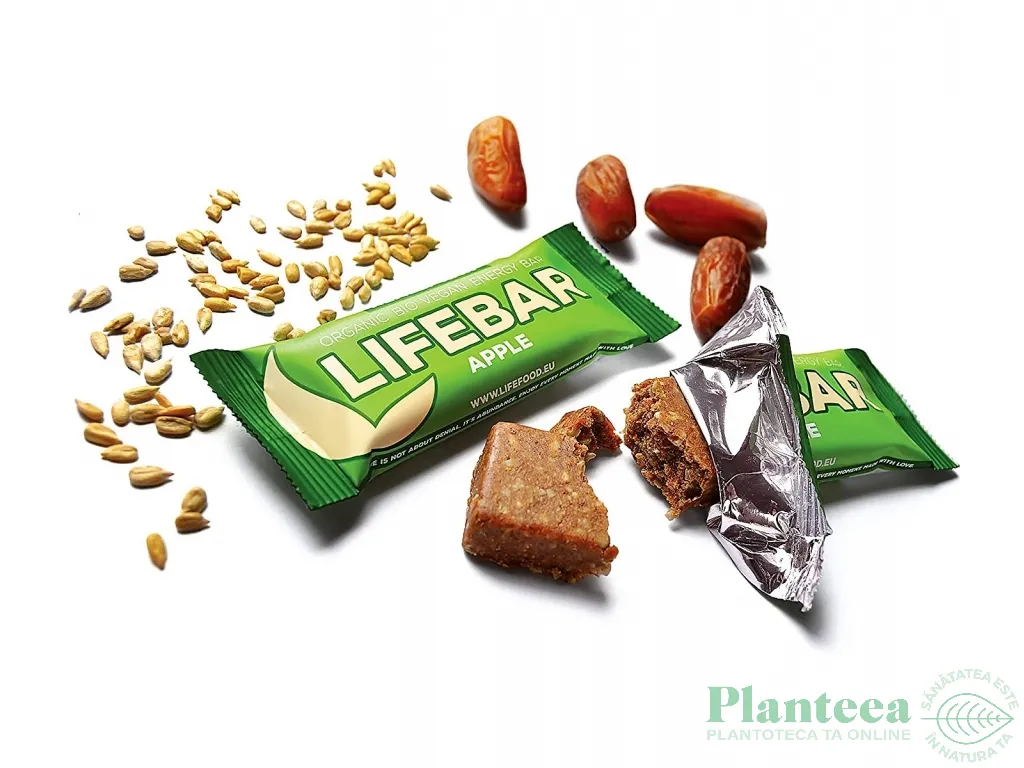 Baton energizant mere raw bio 47g - LIFEBAR