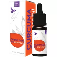 Ulei esential integral curcuma biodisponibil 10ml - LIFE