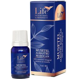 Ulei esential integral musetel albastru marocan 5ml - LIFE