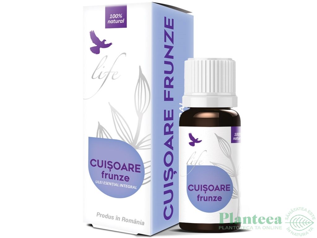 Ulei esential integral cuisoare frunze 10ml - LIFE