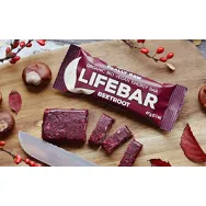 Baton energizant sfecla rosie raw bio 47g - LIFEBAR