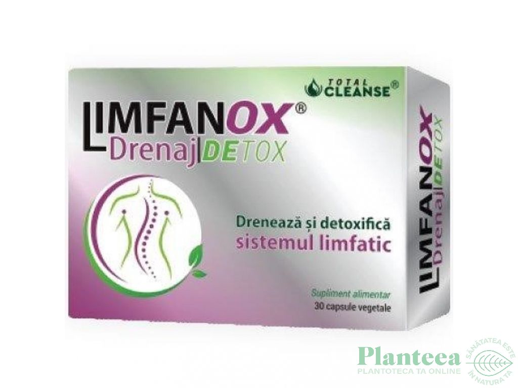 LimfanOx Drenaj Detox Total Cleanse 30cps - COSMO PHARM